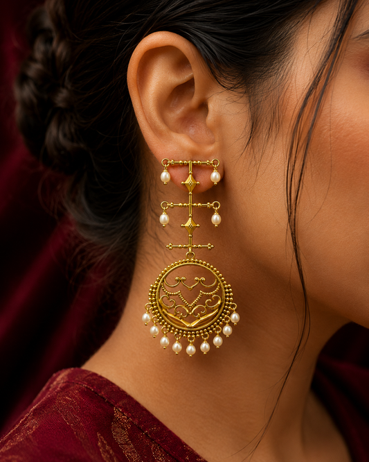 Kathi Kanbala with Real Pearls