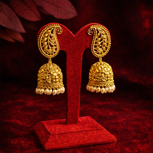 Traditional Golap Kolke Jhumko
