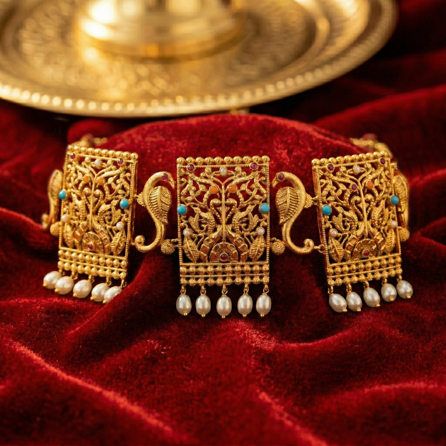 Handcrafted Tia-Pakhi Choker Necklace