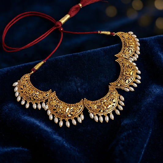 Traditional Half Chand Golap Necklace
