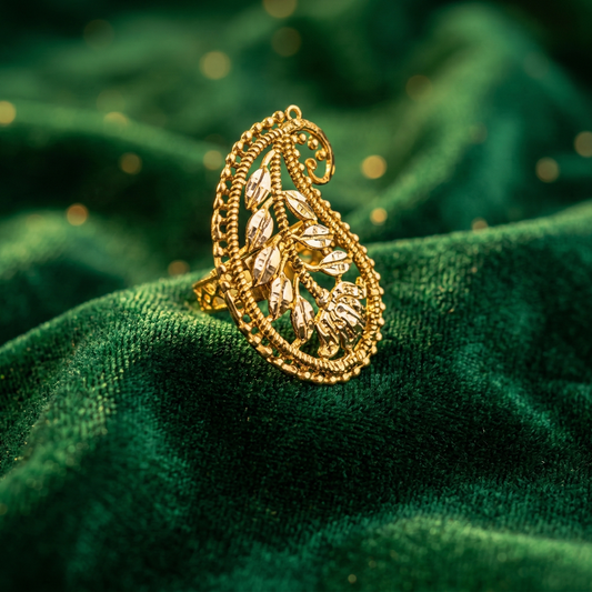 Traditional Kolke Naksha Ring